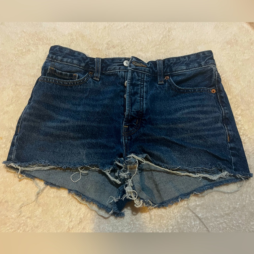 Jean high waisted shorts